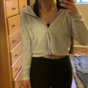Cropped Lululemon hoodie